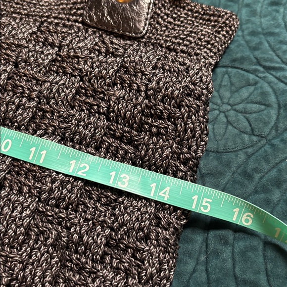 The Sak Black and White Woven Handbag - Picture 10 of 15